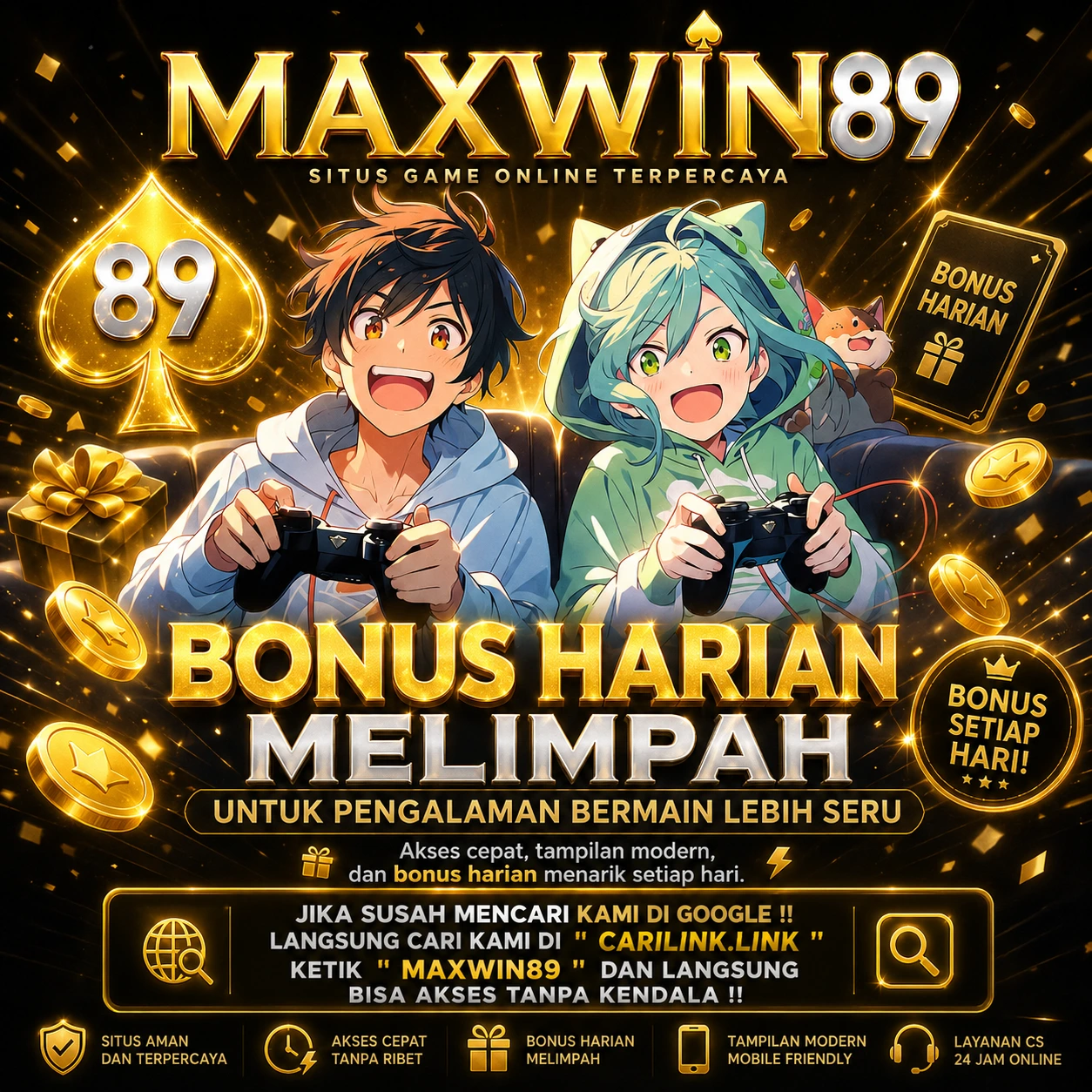 Banner MAXWIN89